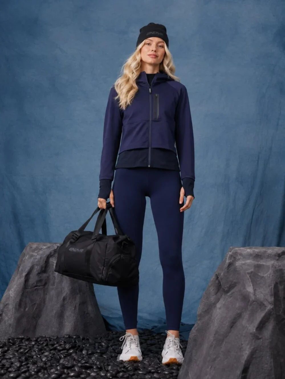 NWT Endeavor DRYFORCE® Double Layer Hoodie Jacket French Navy Small